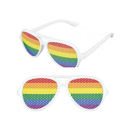 Beistle Rainbow Pride Pinhole Glasses - Enhance Your Vision with Style and Pride