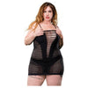 Beverly Hills Naughty Girl Vixen Vixen V-Neck Lingerie Dress #BHNGVVD-001 Women's Sensual Plus Size Black