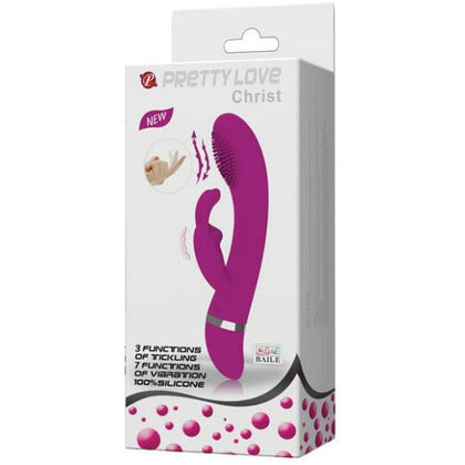 Pretty Love Christ Rabbit Vibrator 7 Function Purple - Ultimate Pleasure for Women