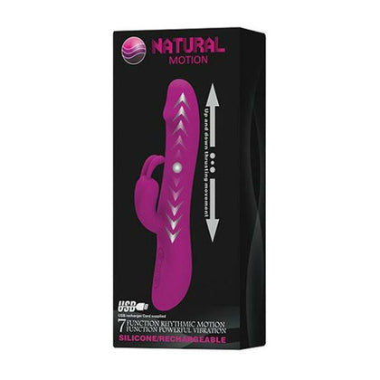 Pretty Love Natural Motion Thrusting Rabbit - NL-7F: The Ultimate Pleasure Experience for Women - Pink - Adult Naughty Store