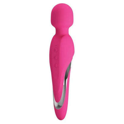Pretty Love Michael Heating Body Wand - Powerful Silicone Vibrating Wand with Heat Function for Deep External Stimulation - Pink