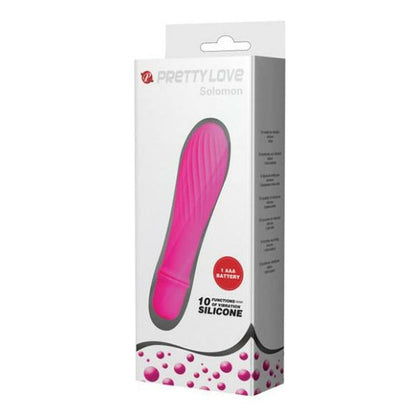 Pretty Love Solomon G-Spot Vibrator - Model SL-123, Hot Pink - Adult Naughty Store