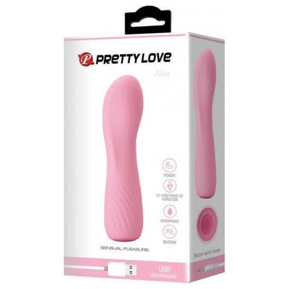 Pretty Love Alice Mini Vibe - 12 Function G-Spot Stimulator for Women - Flesh Pink