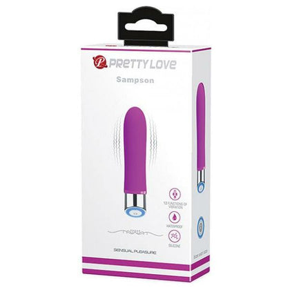 Pretty Love Sampson Smooth Mini Vibe - Fuchsia: Powerful Silicone Vibrator for Intense Stimulation - Model SL-125 - Women's Clitoral Pleasure - Fuchsia - Adult Naughty Store