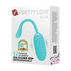 Pretty Love Kirk Liquid Silicone Remote Egg Vibrator Blue - Adult Naughty Store