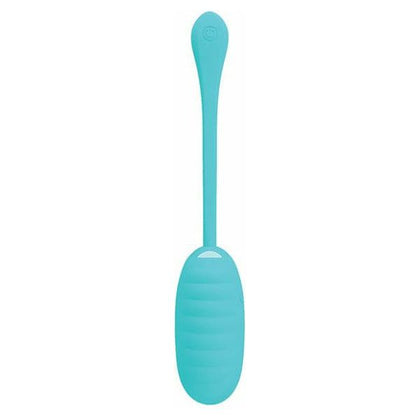 Pretty Love Kirk Liquid Silicone Remote Egg Vibrator Blue