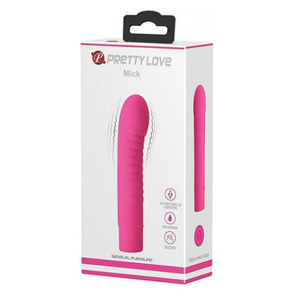 Pretty Love Mick 10 Function Silicone Vibrator - Model PL-MICK10 - Women's G-Spot and Clitoral Stimulation - Fuchsia - Adult Naughty Store