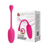 Pretty Love Knucker Remote Egg - Neon Pink: Powerful Silicone Vibrating Egg for Intense Pleasure and Customizable Stimulation - Model KL-01 - For Her - Unleash Sensational Delights! - Adult Naughty Store