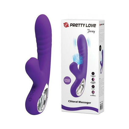 Pretty Love Jersey Sucking & Vibrating Rabbit - Purple: The Ultimate Pleasure Experience for Women