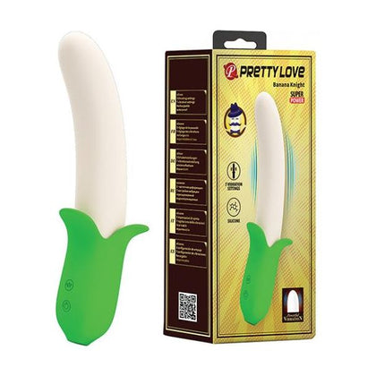 Pretty Love Banana Knight BL-1234 Silicone Vibrator - Green - Clitoral and Vaginal Stimulation - Women's Pleasure