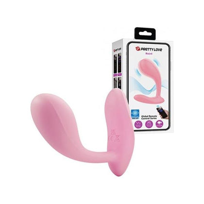 Pretty Love Baird BVP-300 App-controlled Vibrating Butt Plug for Her Pleasure - Hot Pink