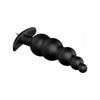 Pretty Love Vibrating Bead Butt Plug - Model X1 - Unisex Anal Pleasure - Black - Adult Naughty Store