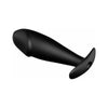 Pretty Love Vibrating Penis Shaped Butt Plug - Model PL-001 - Unisex Anal Pleasure - Black - Adult Naughty Store