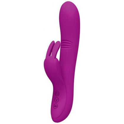 Pretty Love Dylan Bunny Ears Come Hither Rabbit Vibrator Purple