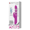 Pretty Love Byron Thrusting Rabbit Vibrator - Model PL-BT-001 - For Women - Dual Stimulation - Purple