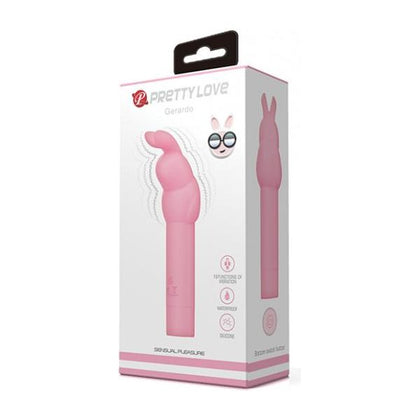 Pretty Love Gerardo Bunny Silicone Clitoral Vibrator - Model G-234 - Pink - Women's Pleasure