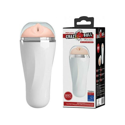 Crazy Bull Trish Masturbator - Realistic Vaginal Stroker for Men - Model TR-1001 - Ivory