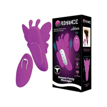 Pretty Love Romance Aileen Magnetic Butterfly Panty Vibe - Fuchsia: The Ultimate Remote Panty Massager for Unforgettable Pleasure - Adult Naughty Store