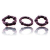 Blush Novelties Stay Hard Beaded Cock Rings - BCR-3 Black, Male Pleasure Enhancer - Adult Naughty Store