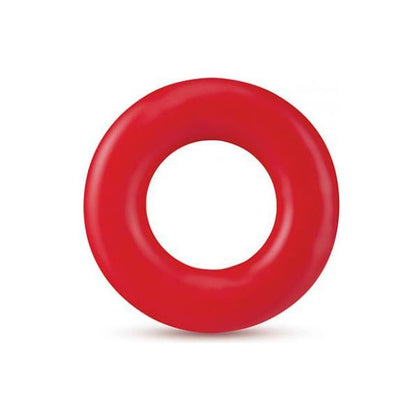 Stay Hard Donut Rings - Red - Pack of 2 - Premium Thermoplastic Elastomers TPE - Male Cock Rings - Model: SHDR-2 - Enhanced Pleasure and Endurance