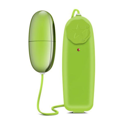 Blush Novelties Power Bullet Lemon Lime Swirl Green Vibrator - Model PBLLS-001 - Women's Clitoral Stimulation Toy