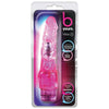 Blush Novelties B Yours Vibe #4 - Realistic 8-Inch Vibrator with Clitoral Stimulation - Purple - Adult Naughty Store