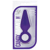 Blush Candy Rimmer Small Butt Plug - Model CR-1001 - Unisex Anal Pleasure - Purple