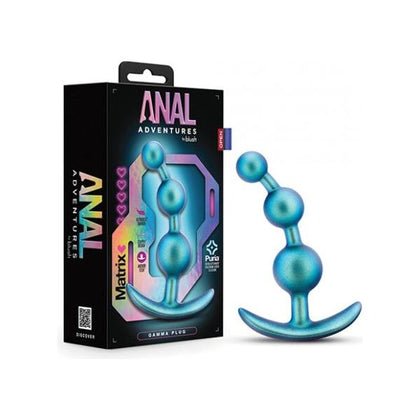 Sensational Blush Anal Adventures Matrix Gamma Plug - Teal: The Ultimate Pleasure for Anal Enthusiasts - Adult Naughty Store