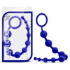 Blush Novelties Luxe Silicone 10 Beads Indigo Blue - Premium Anal Pleasure Toy for All Genders