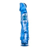 Blush Novelties B Yours Vibe 6 Blue Realistic Vibrator for Sensational Internal Stimulation