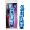 Blush Novelties B Yours Vibe 6 Blue Realistic Vibrator for Sensational Internal Stimulation - Adult Naughty Store