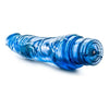 Blush Novelties B Yours Vibe 7 Blue Vibrating Dildo - The Ultimate Pleasure Companion for Intense Satisfaction and Sensual Bliss - Adult Naughty Store