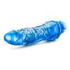 Blush Novelties B Yours Vibe 7 Blue Vibrating Dildo - The Ultimate Pleasure Companion for Intense Satisfaction and Sensual Bliss - Adult Naughty Store