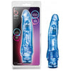 Blush Novelties B Yours Vibe 7 Blue Vibrating Dildo - The Ultimate Pleasure Companion for Intense Satisfaction and Sensual Bliss - Adult Naughty Store