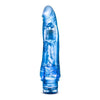 Blush Novelties B Yours Vibe 7 Blue Vibrating Dildo - The Ultimate Pleasure Companion for Intense Satisfaction and Sensual Bliss - Adult Naughty Store