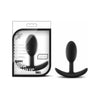 Luxe Wearable Vibra Slim Plug Small Black - Premium Anal Pleasure Stimulator for Him and Her (Model: LWVSP-SB)