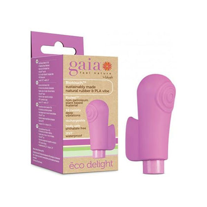 Gaia Eco Delight Vibrating Pleasure Toy - Model XE-2000 - For All Genders - Clitoral Stimulation - Purple - Adult Naughty Store