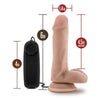 Dr. Skin Dr. Rob Vibrating Cock with Suction Cup - Model 6 - Vanilla Beige - For Pleasurable Intimate Moments - Adult Naughty Store