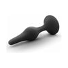 Luxe Beginner Plug Small Black - Premium Silicone Anal Pleasure Toy for Him and Her - Adult Naughty Store