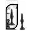 Luxe Beginner Plug Small Black - Premium Silicone Anal Pleasure Toy for Him and Her - Adult Naughty Store