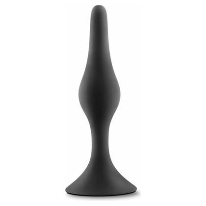 Luxe Beginner Plug Small Black - Premium Silicone Anal Pleasure Toy for Him and Her