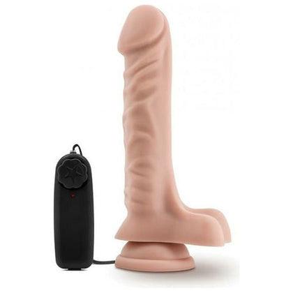 Dr Skin Dr James 9-Inch Vibrating Suction Cup Dildo - Pleasure for All Genders - Beige - Adult Naughty Store