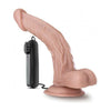 Dr. Skin Dr. Sean 8 inches Vibrating Cock Suction Cup Beige - Adult Naughty Store