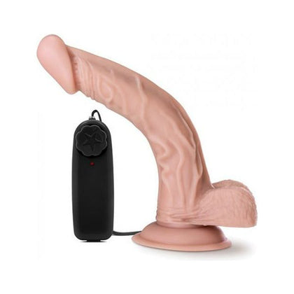 Dr. Skin Dr. Sean 8 inches Vibrating Cock Suction Cup Beige - Adult Naughty Store