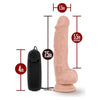 Dr. Tim 7.5 Inch Vibrating Cock with Suction Cup - Beige, Realistic Dildo for Intense Pleasure - Adult Naughty Store