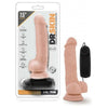 Dr. Tim 7.5 Inch Vibrating Cock with Suction Cup - Beige, Realistic Dildo for Intense Pleasure - Adult Naughty Store