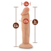 Dr Skin Dr Small 6 Inches Dildo - Model DS-6VANBGE - Unisex Pleasure Toy - Vanilla Beige - Adult Naughty Store