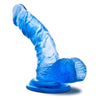 Blush B Yours Sweet N Hard 8 Blue Realistic Dildo - Ultimate Pleasure for Her