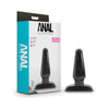 Blush Anal Adventures Basic Anal Plug - Model BAP-Medium - Unisex Anal Pleasure Toy - Black - Adult Naughty Store