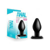 Euphoria Pleasure XL Plug - Model 5001 - Unisex Anal Toy - Intense Black - Adult Naughty Store